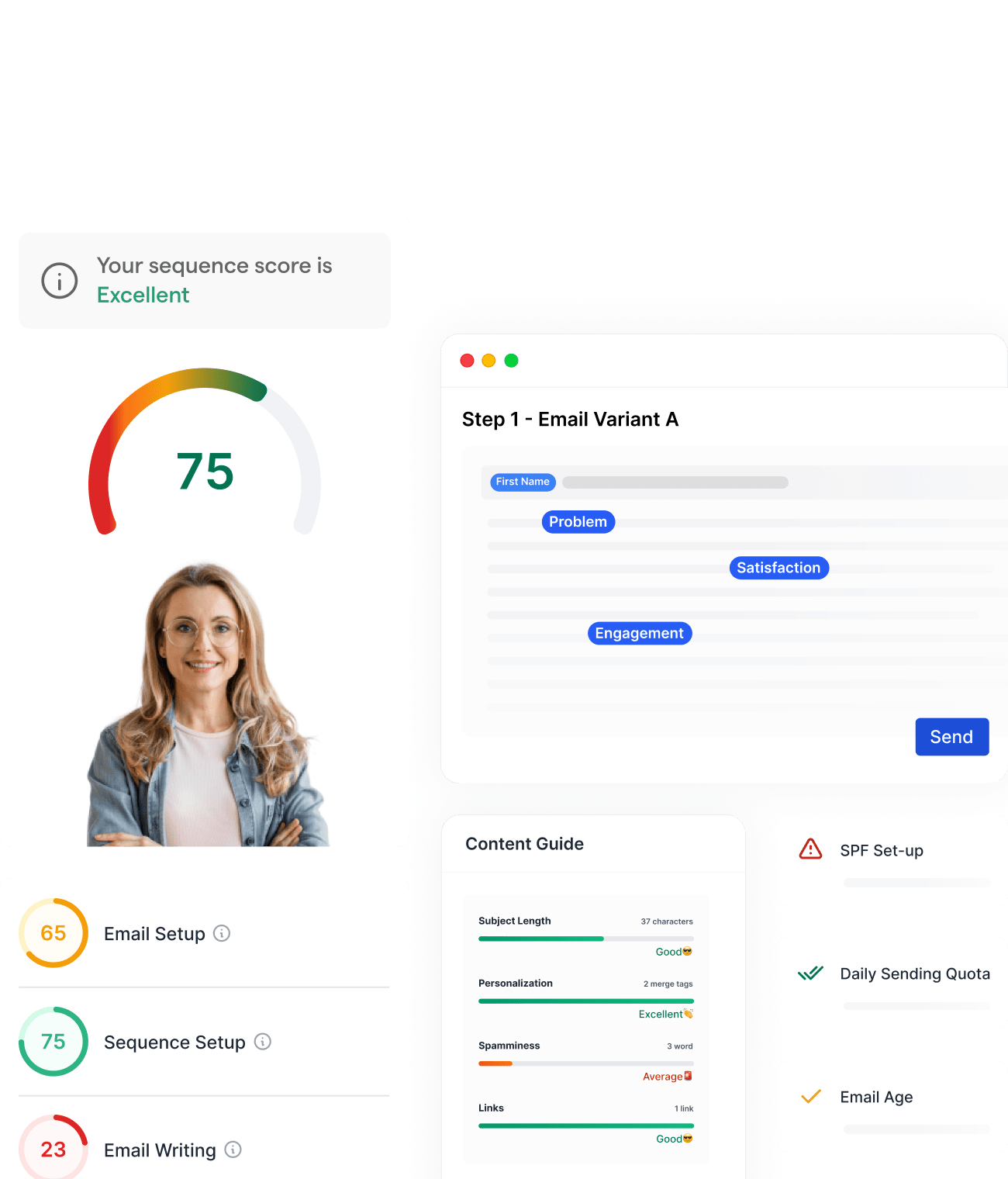 know your sequence health at a glance interface
