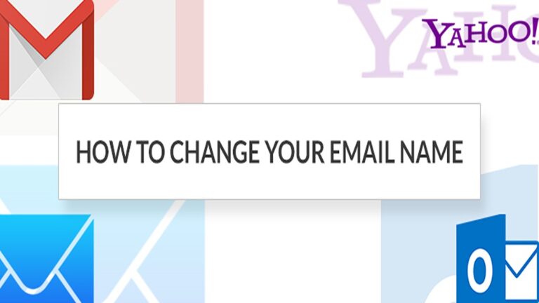 How To Change Your Email Name A Step by step Guide
