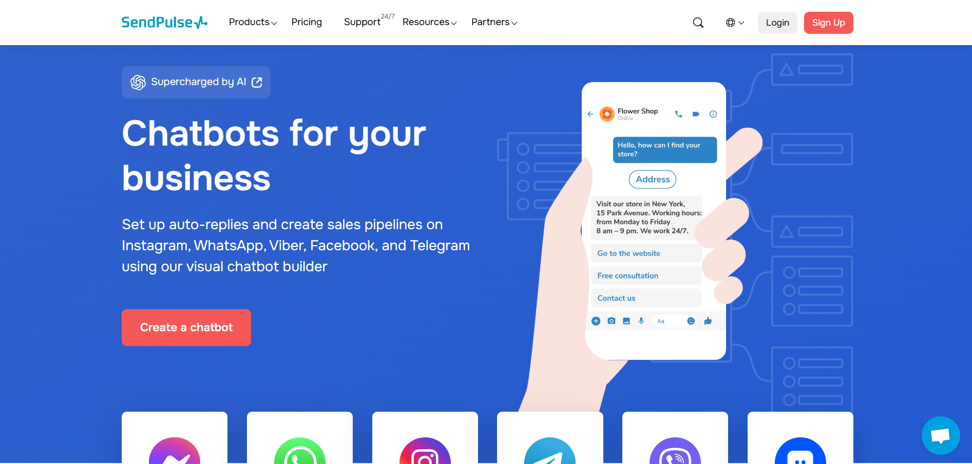 SendPulse Chatbots