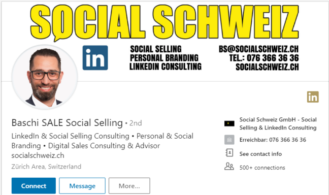 Linkedin Influencer Baschi