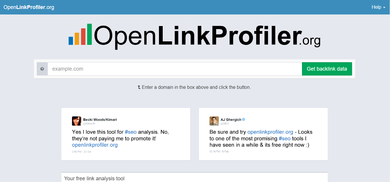 Open-link-profiler