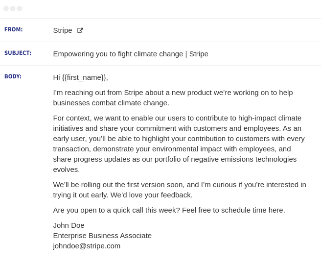 stripe email sequence 1