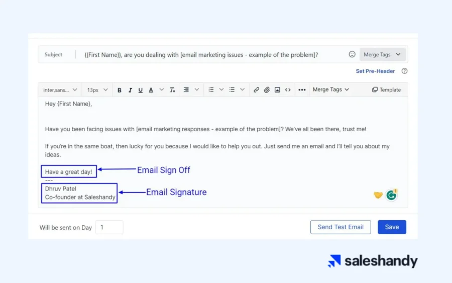 Email sign off examples