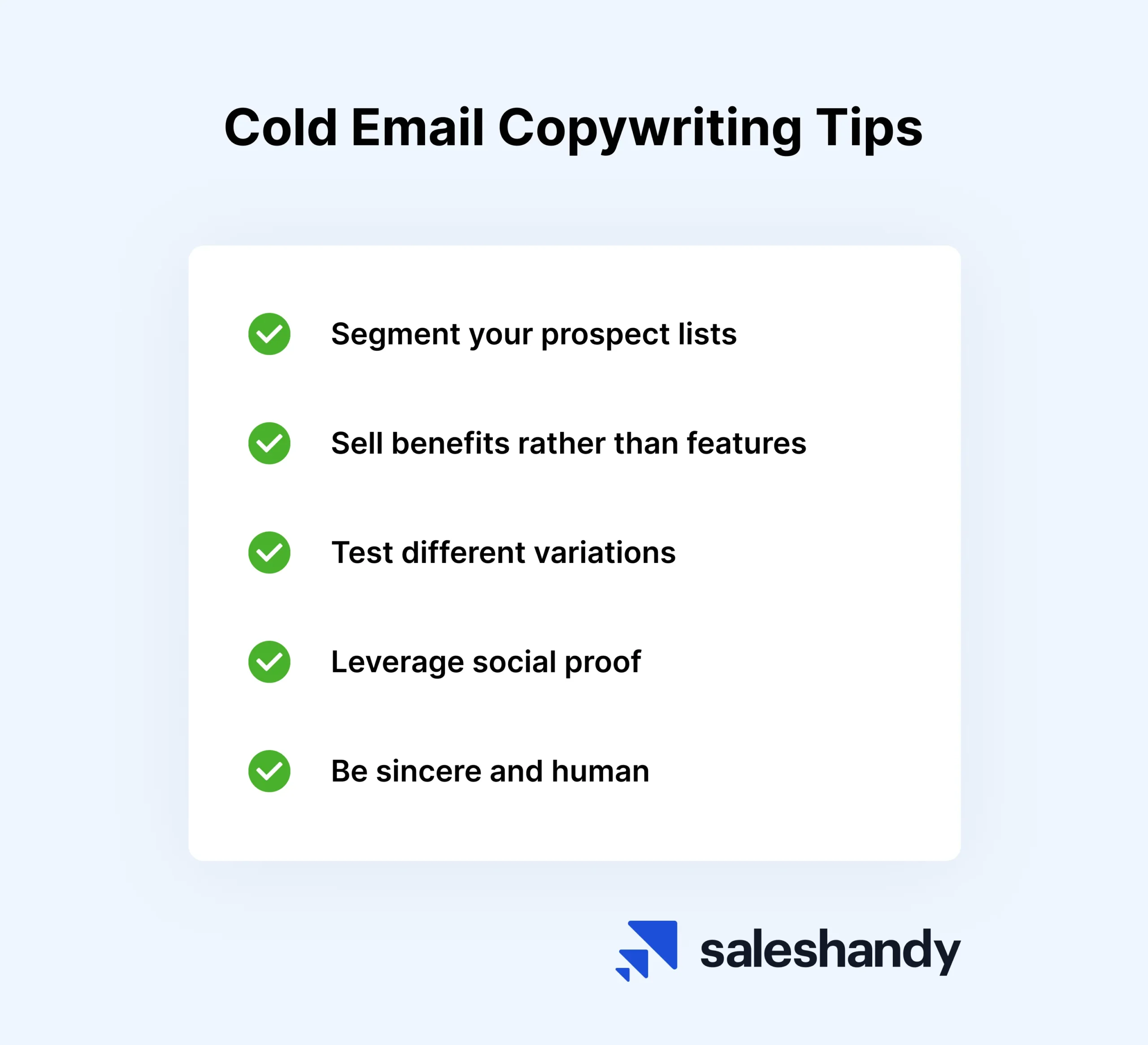 Cold Email Copywriting Tips