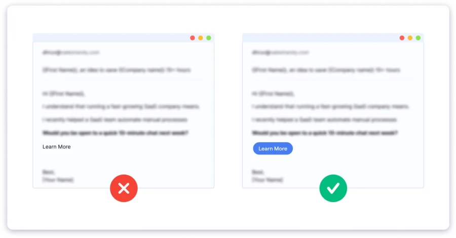 sales email CTA