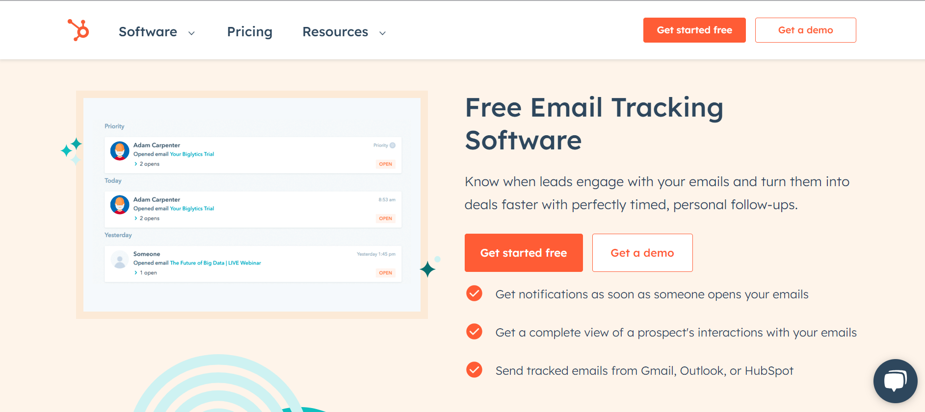 HubSpot Email Tracking Software
