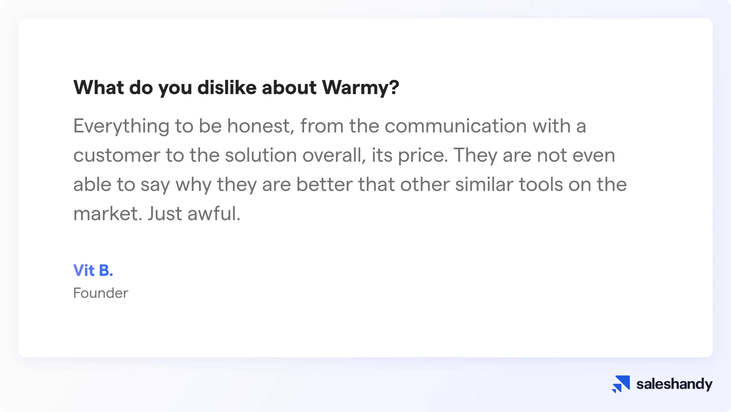 warmy review