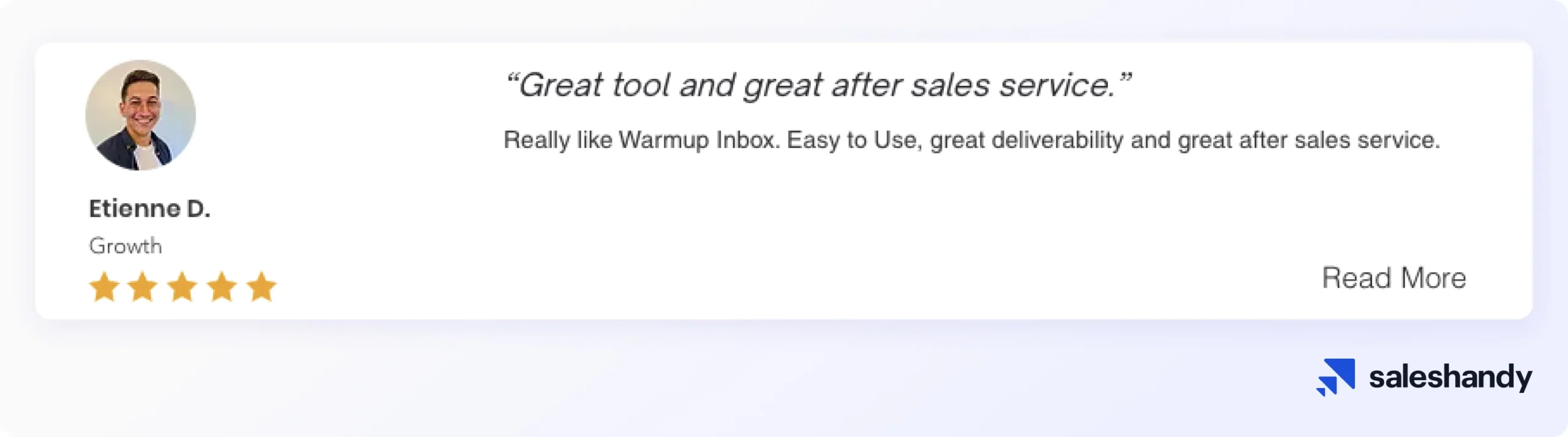 Warmup Inbox user review
