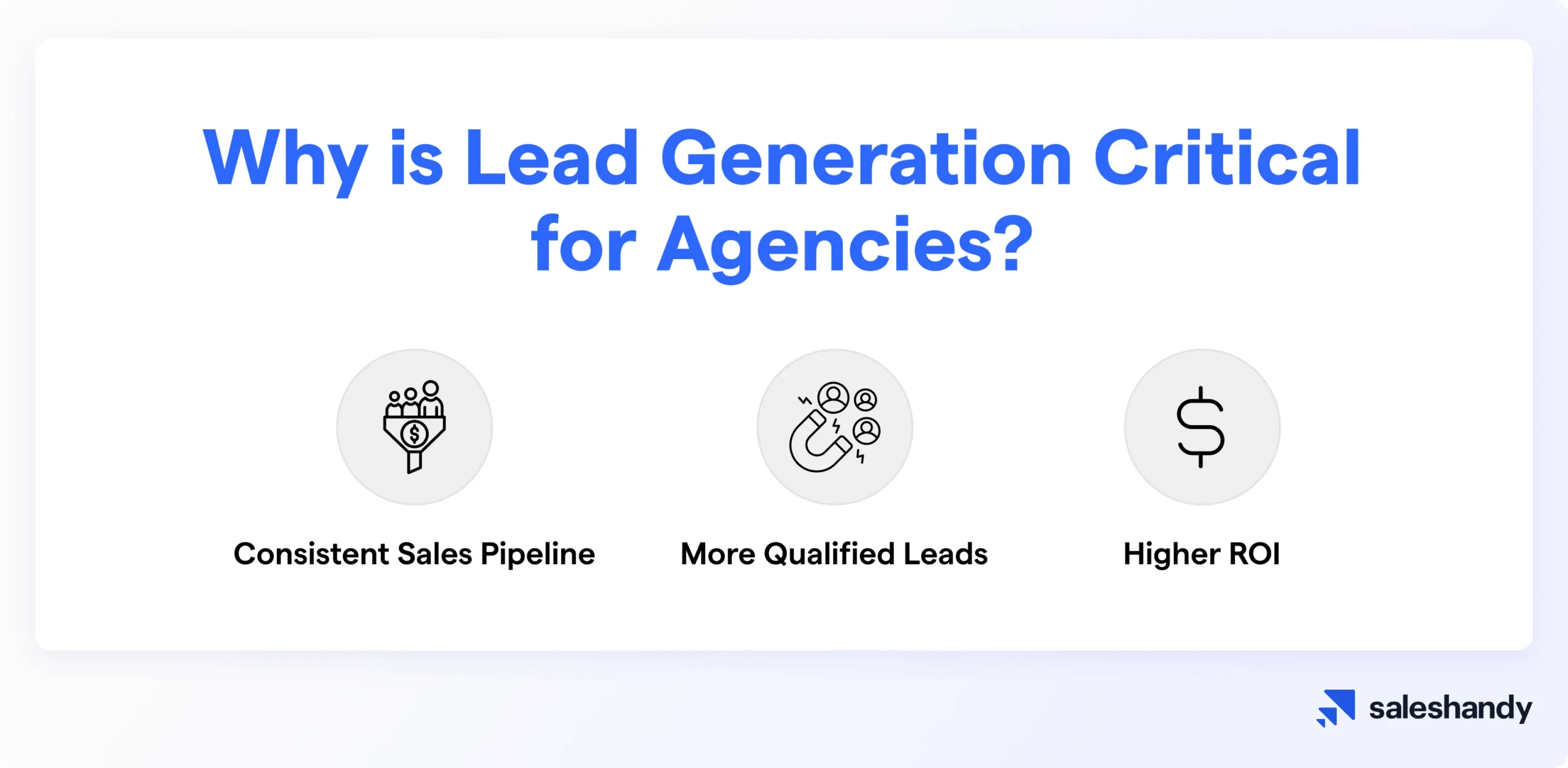 Lead Generation is important for an agencies growth