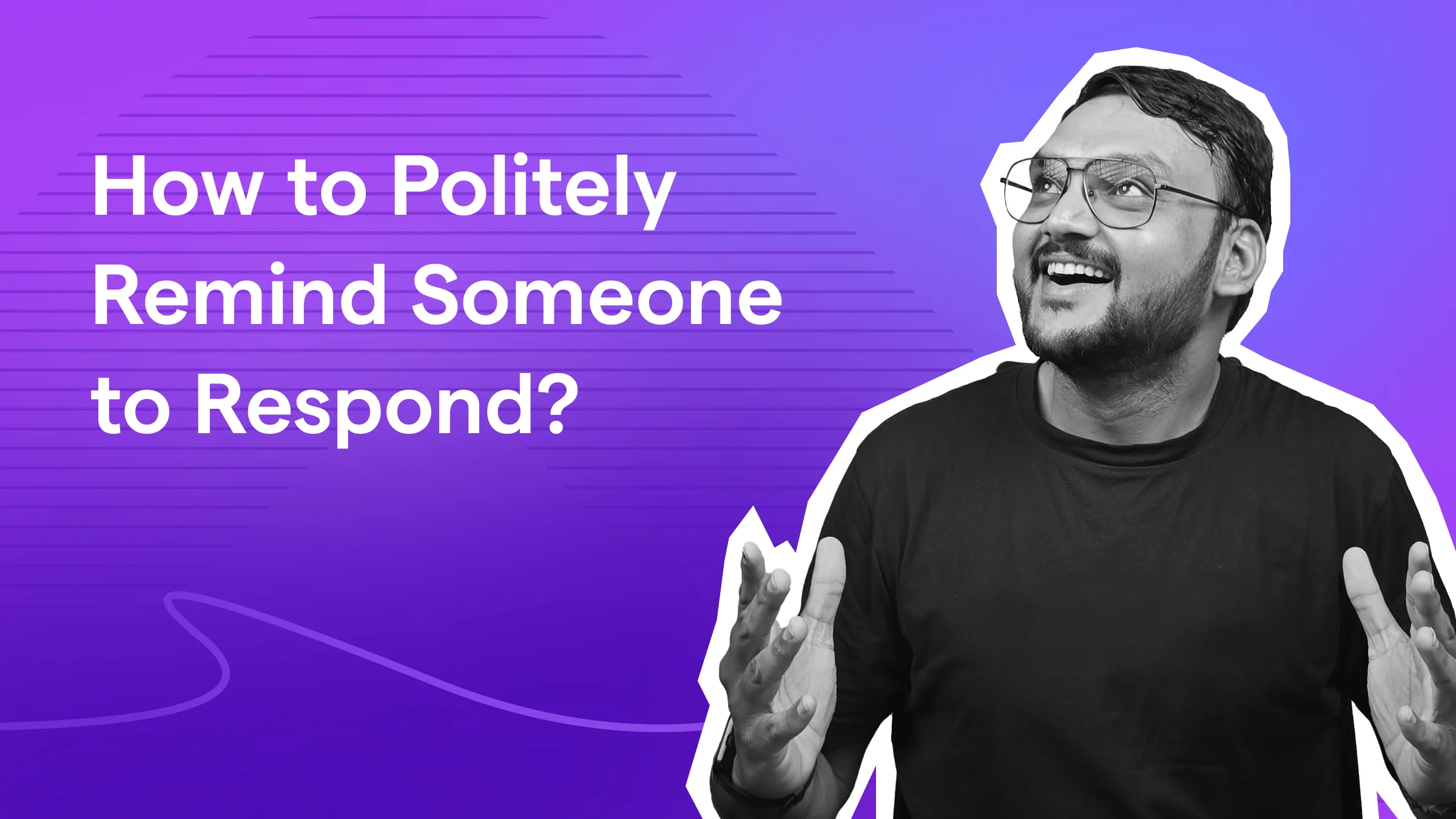 Polite email reminder