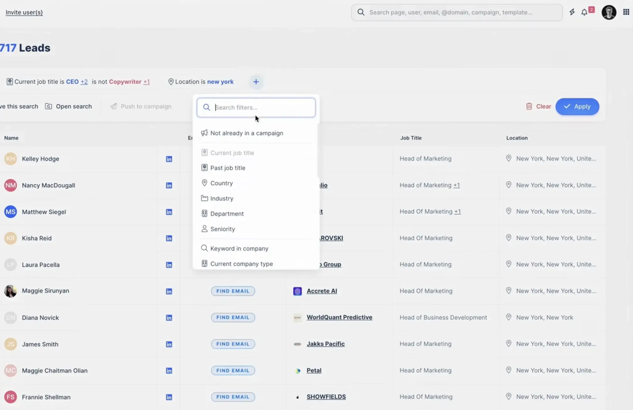 Lemlist B2B Database
