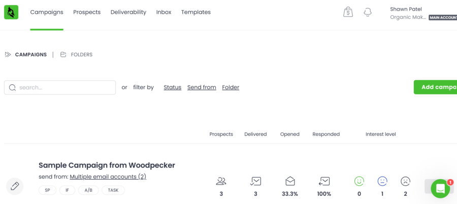 Woodpecker- an email outreach tool
