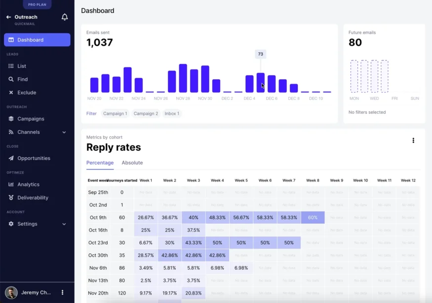 QuickMail- the best email outreach tool