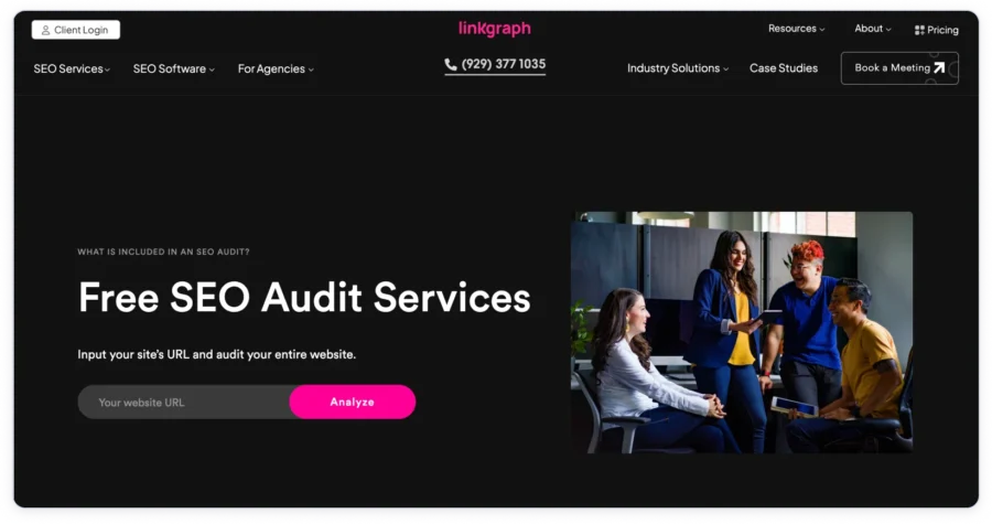 Example of lead magnet pages for a new agency