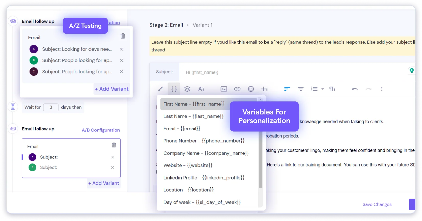 Smartlead.ai Cold Email Sequence