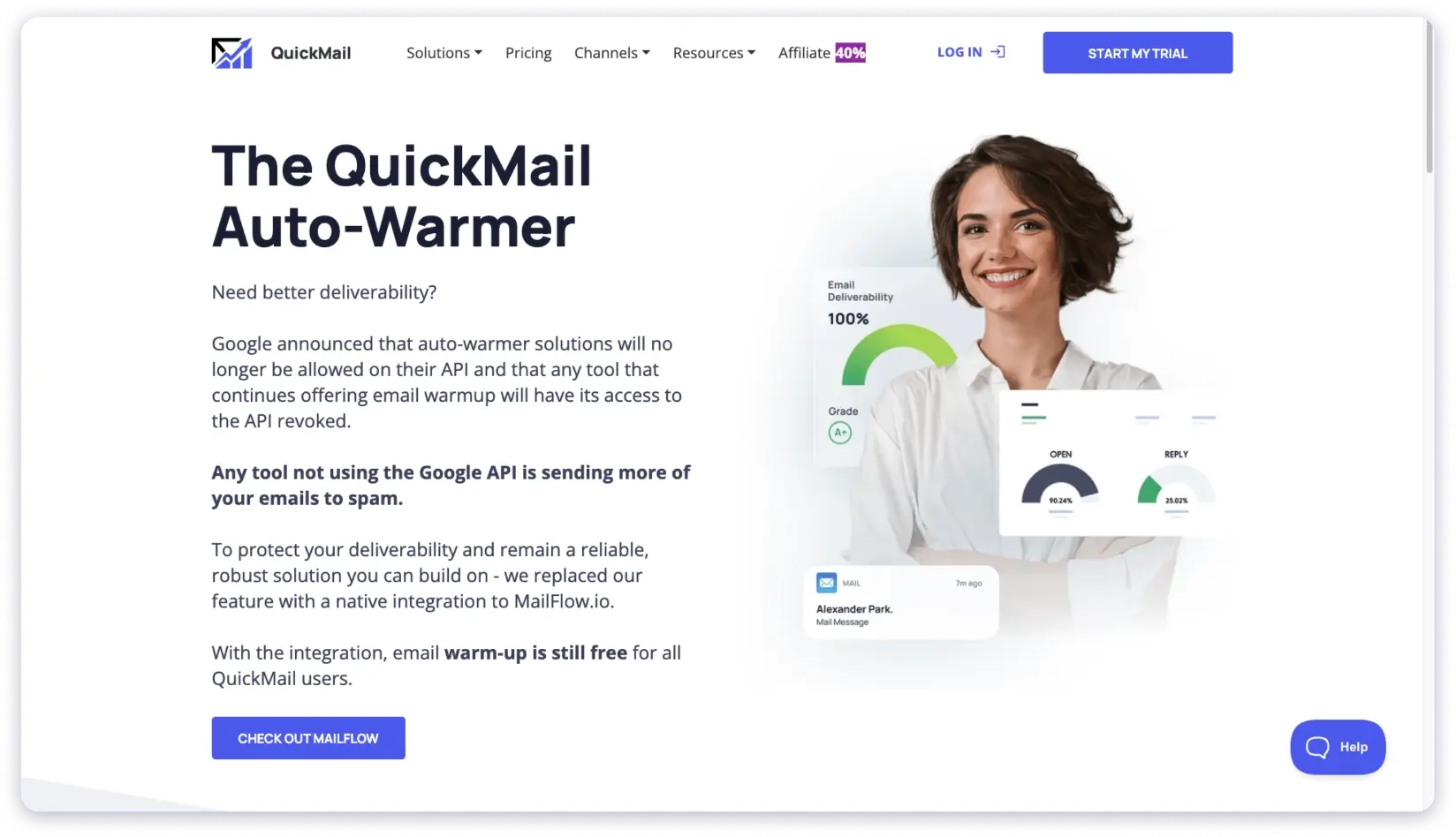 AutoWarmer by QuickMail
