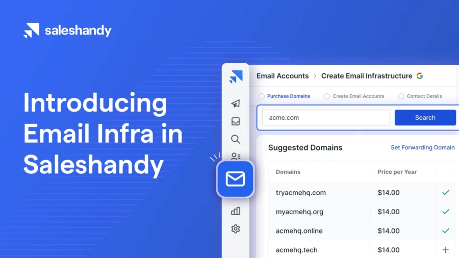 Email Infra in Saleshandy