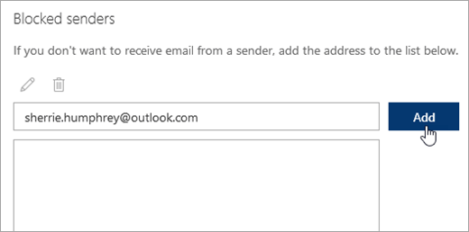 block emails in new outlook