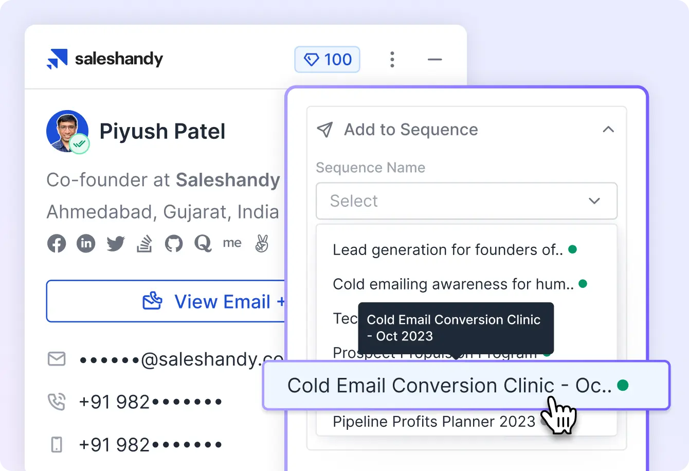 Add Leads to Sequences Instantly