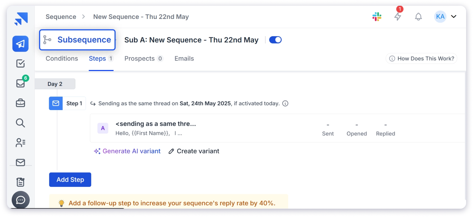 create cold email drip campaign