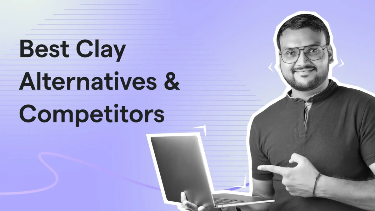 Clay is a powerful but complex data enrichment and GTM tool. So, I tested and found 8 easier, faster, and more affordable Clay alternatives in 2025.