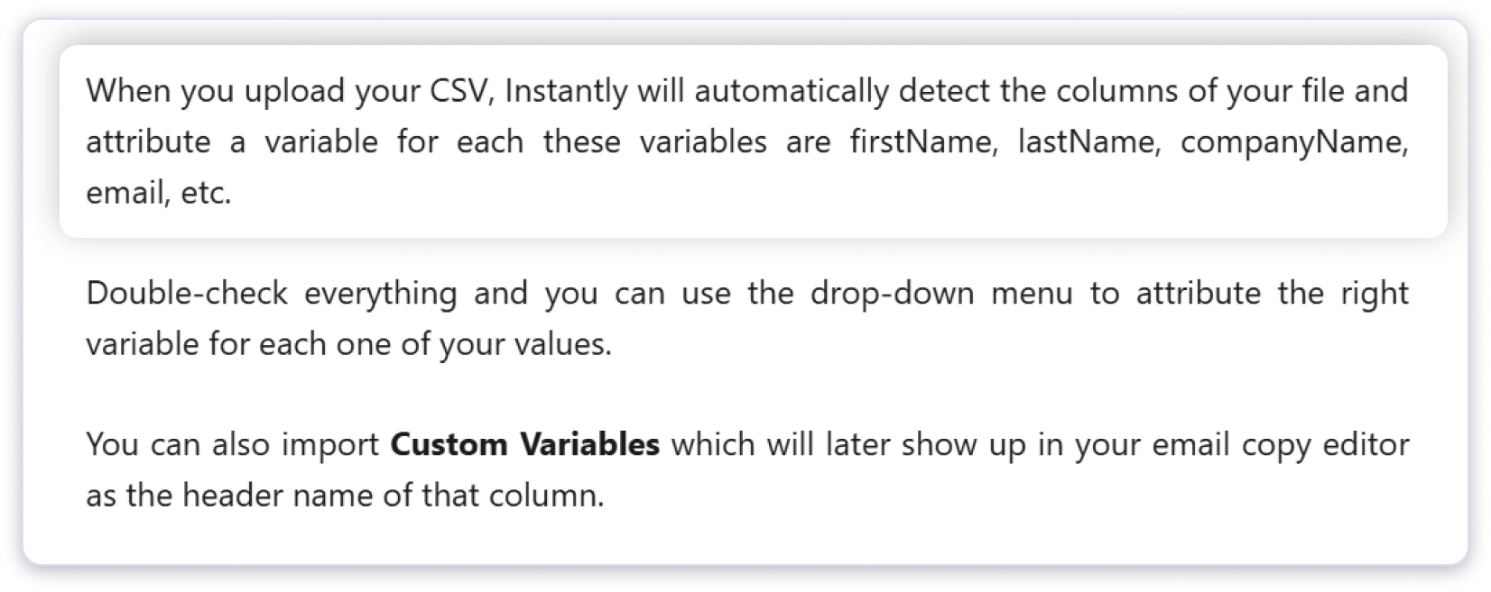 instantly ai personalization