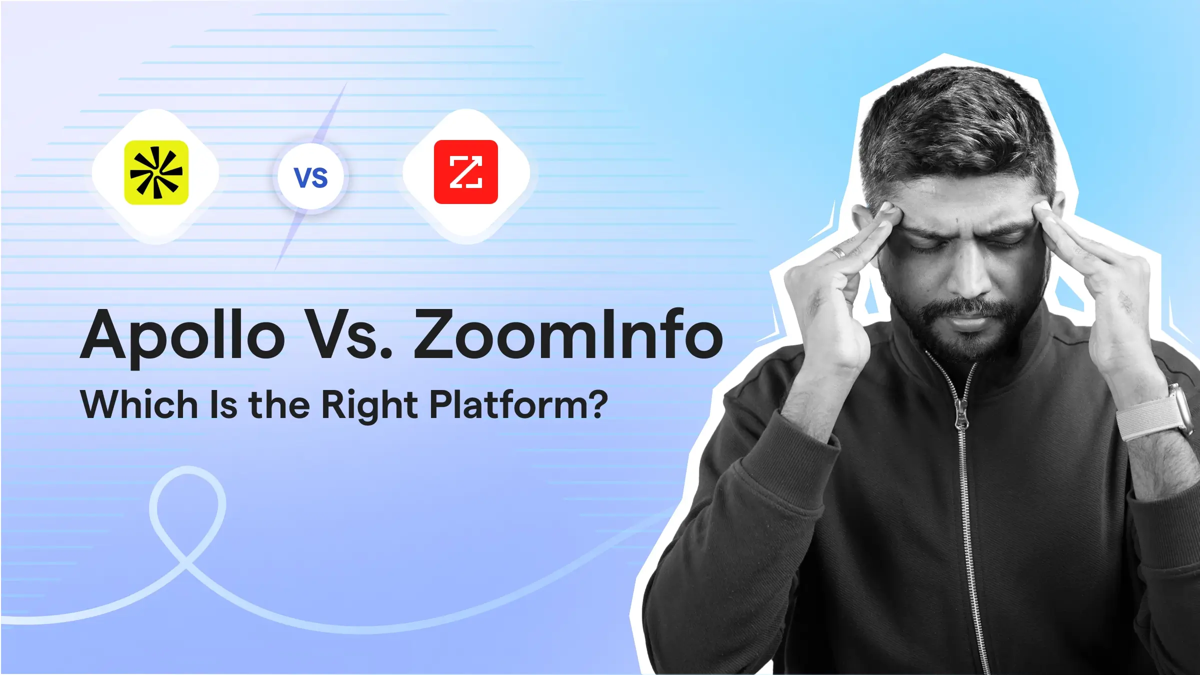 Confused between Apollo and ZoomInfo? In my Apollo vs ZoomInfo blog I breakdown both platforms to help you decide the best for your needs.