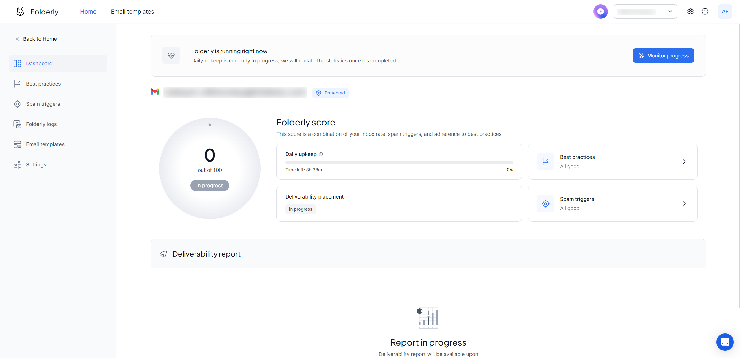 Folderly Dashboard
