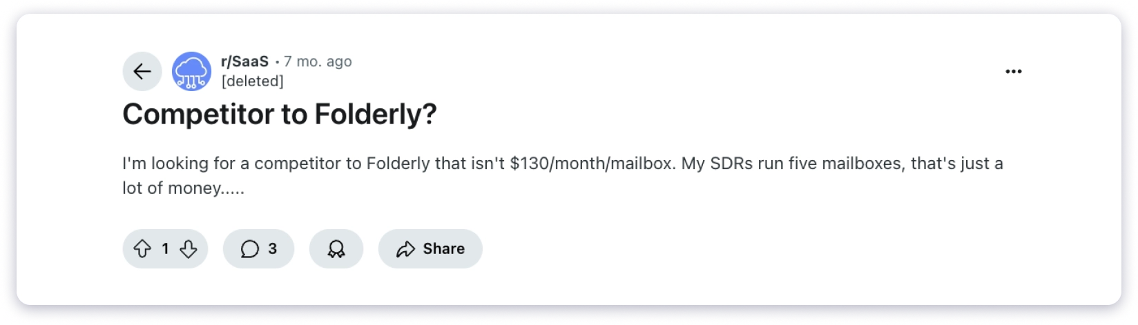 Folderly Review By Reddit