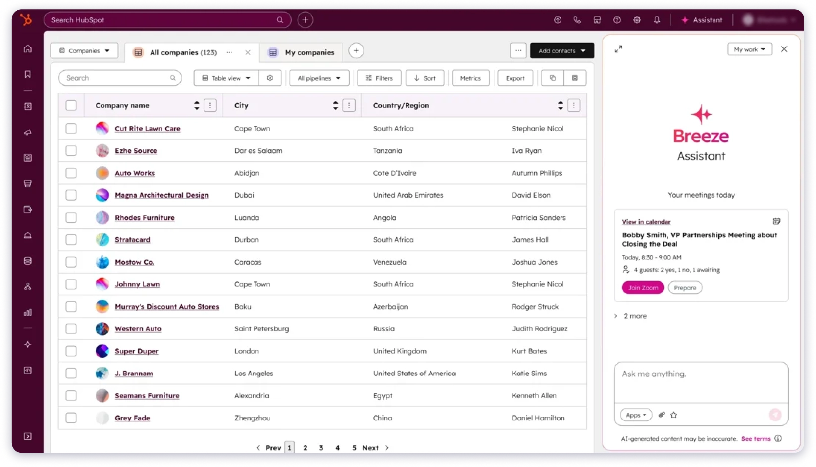 Breeze Intelligence Tool