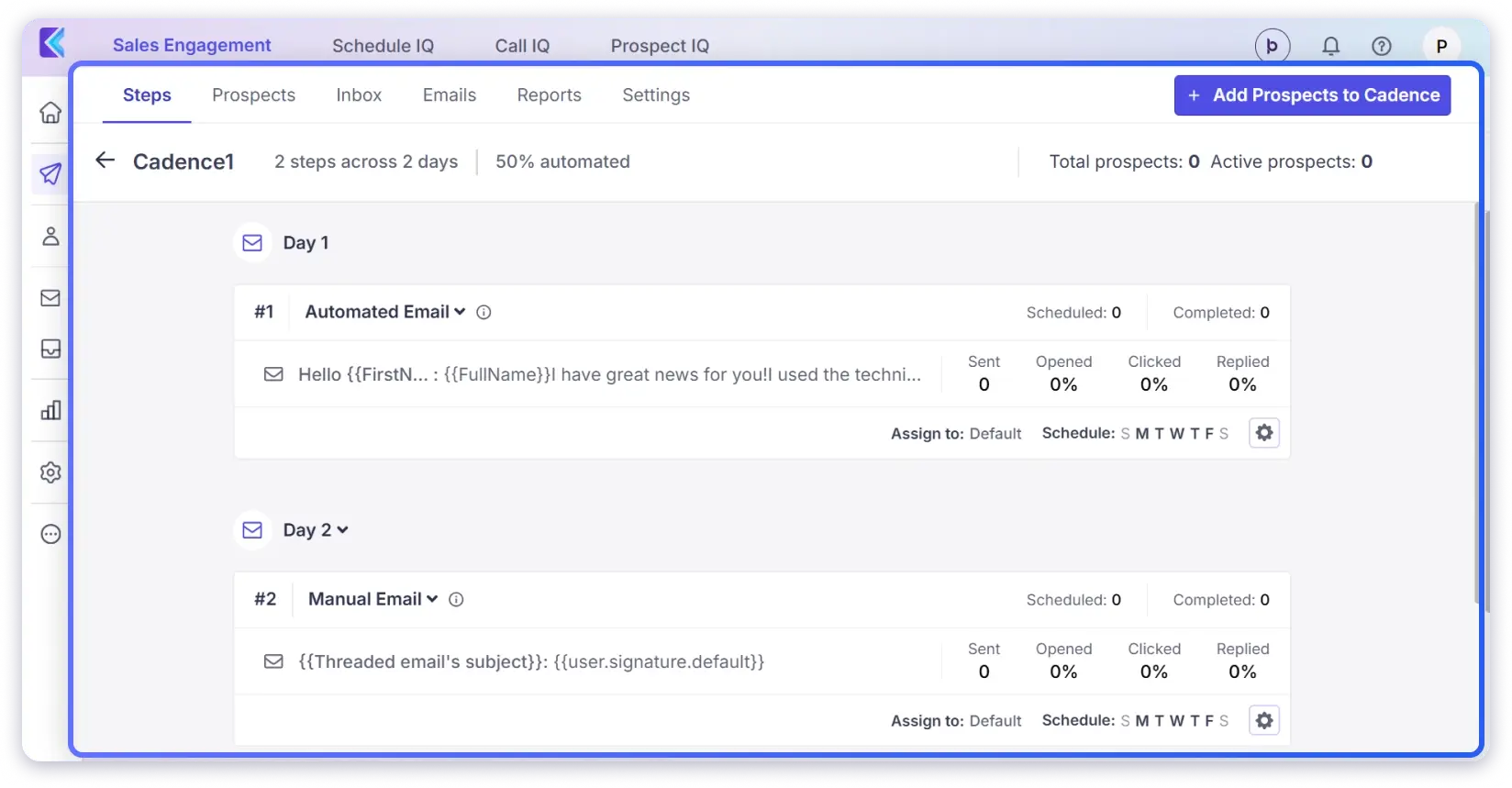 Klenty is the cold email tool that offers advanced multi-channel capabilities