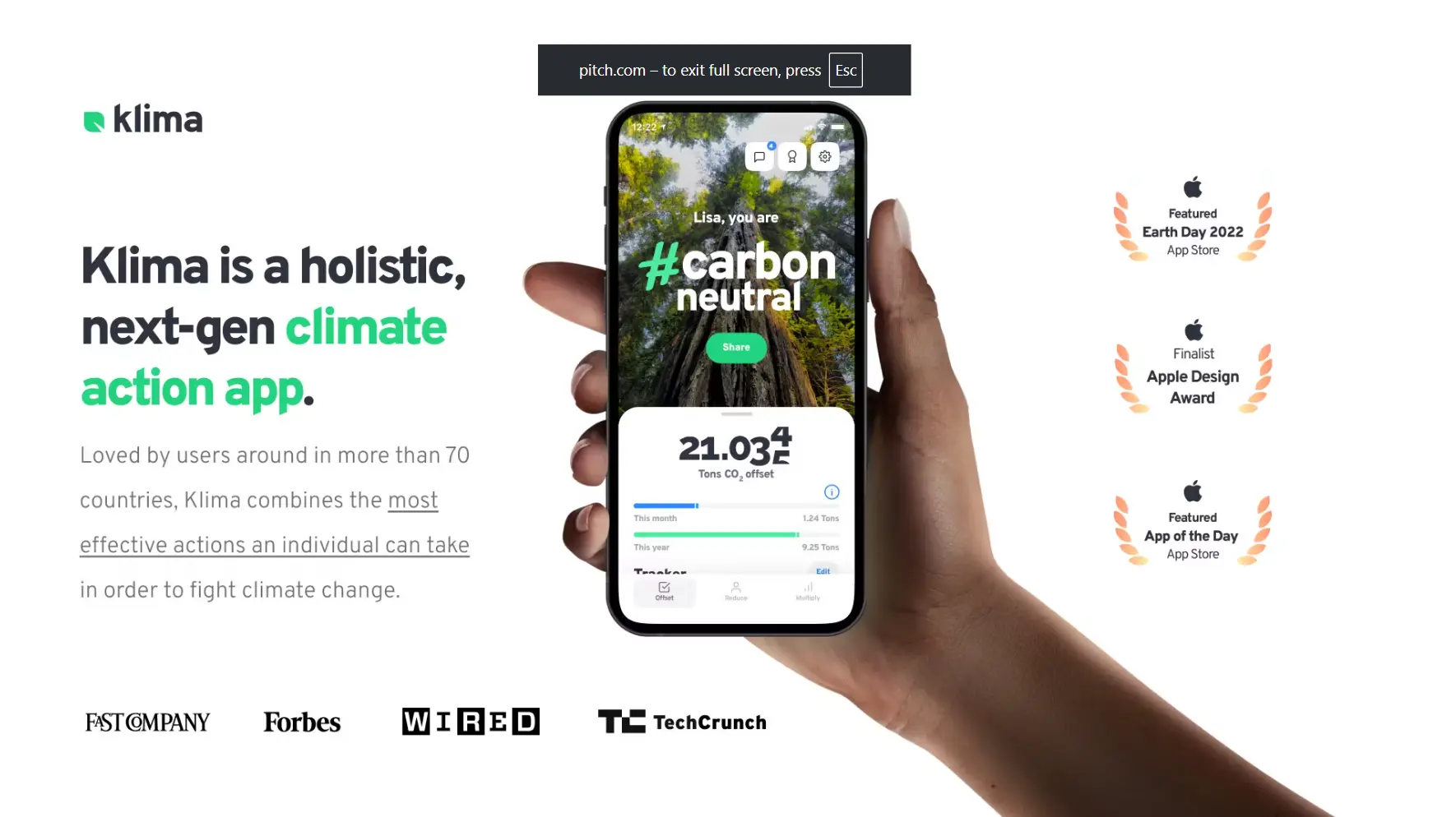 Klim Sales Presentation Example