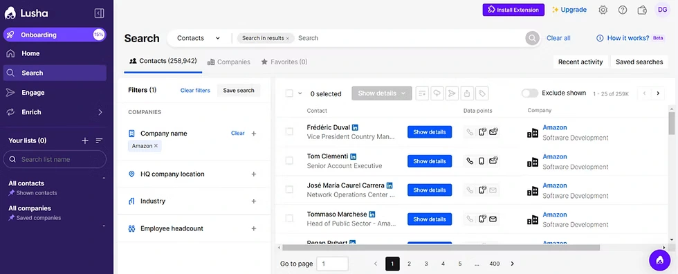 Lusha- the data enrichment tool