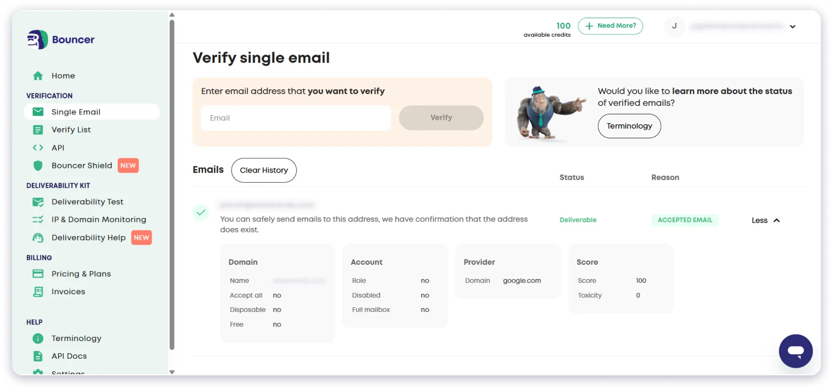 Usebouncer Email Verifier