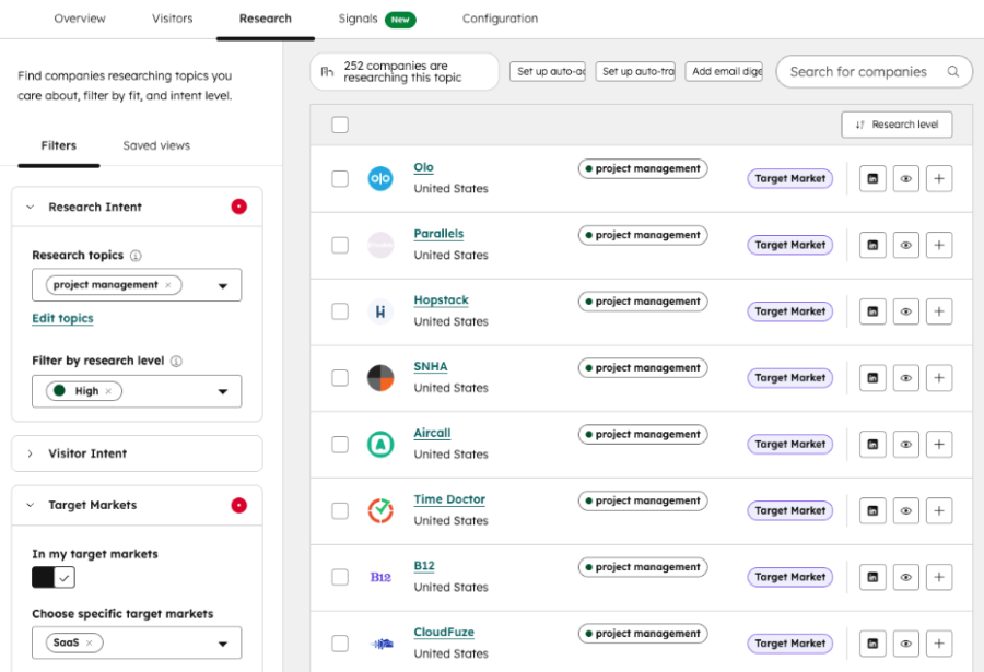 HubSpot Prospecting Agent