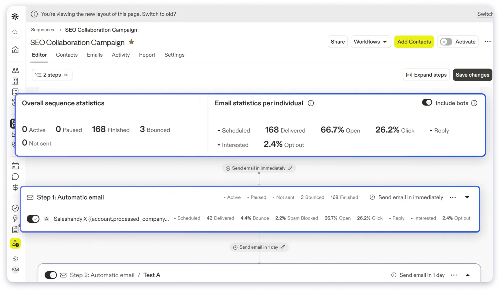 Apollo is the best cold email tool for prospecting and sending cold emails