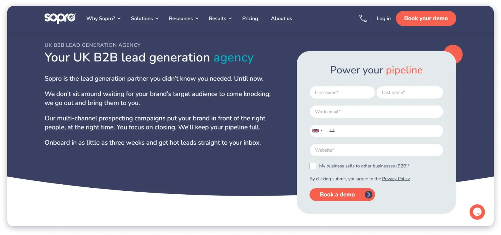 Sopro Lead Generation Company in UK