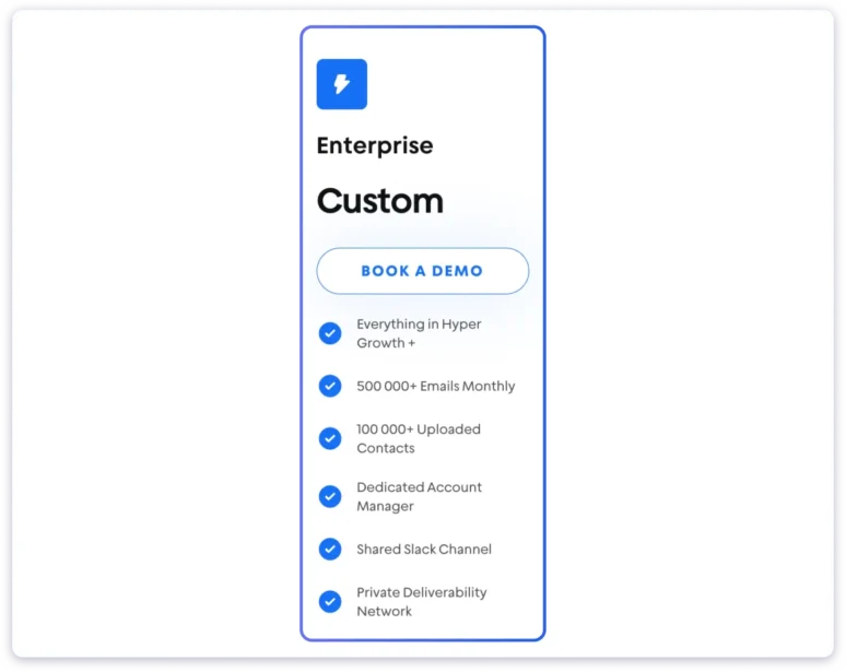 Outreach Enterprise Plan