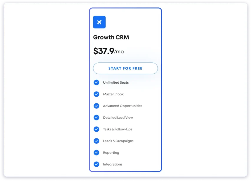 Growth CRM Plan