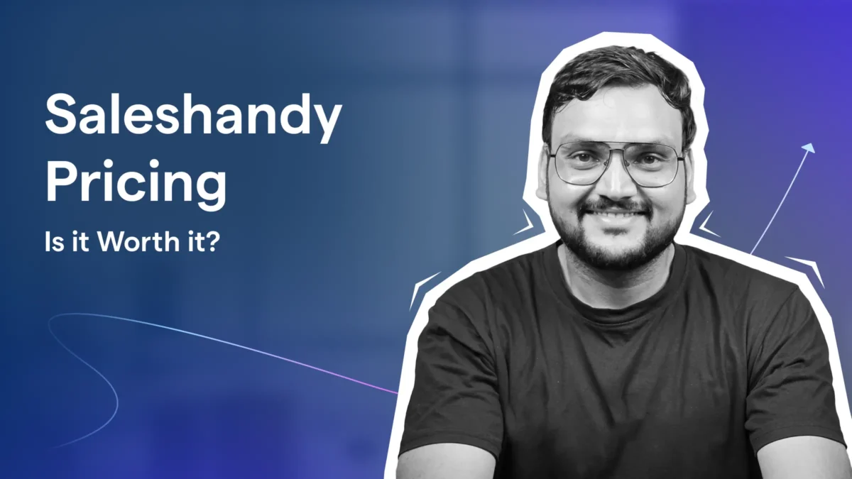 Here is my breakdown of Saleshandy pricing with real costs, clear limits, and usage examples so you know exactly what you pay as you scale.