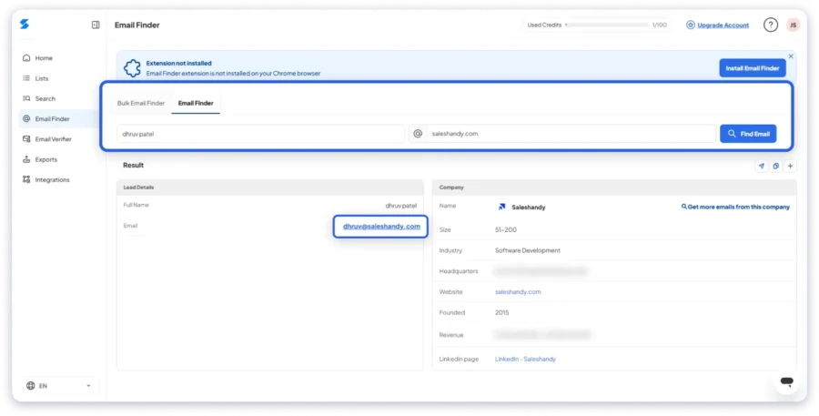 Skrapp.io Email Finder