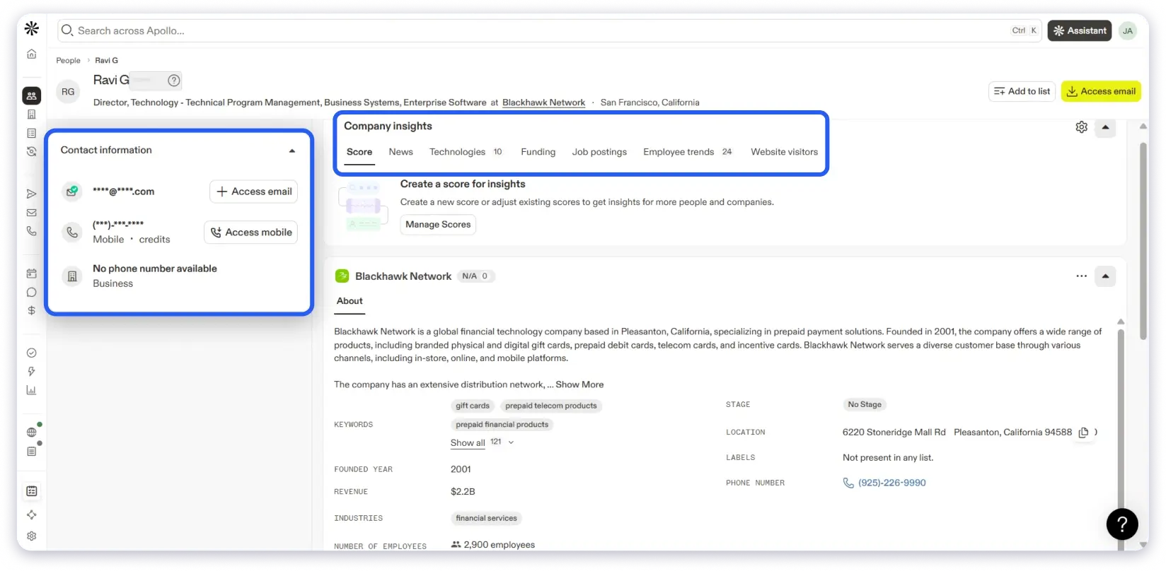 Apollo.io for Realtor Email List