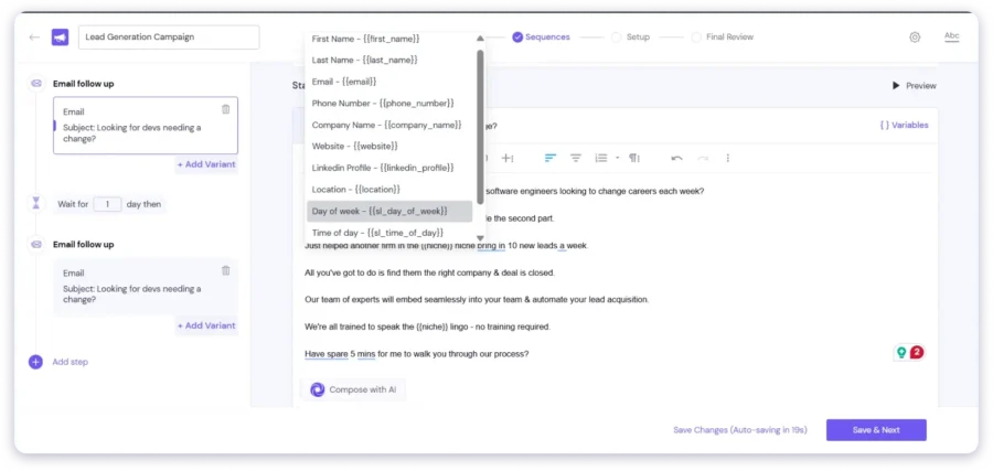 SmartLead Cold Email Platform
