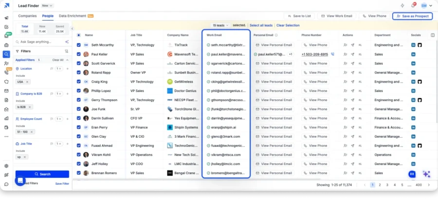 Saleshandy Lead Finder