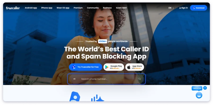 Truecaller for reverse phone number lookup