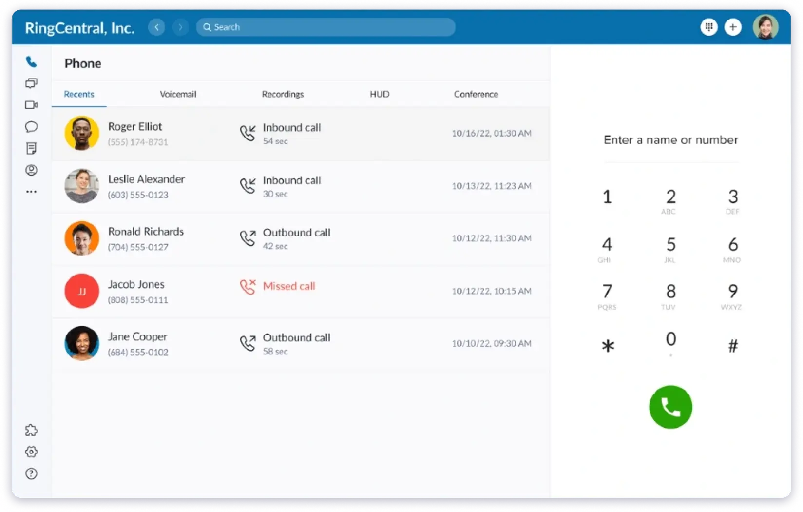 RingCentral - Enterprise Inbound Calling and Unified Communications Platform