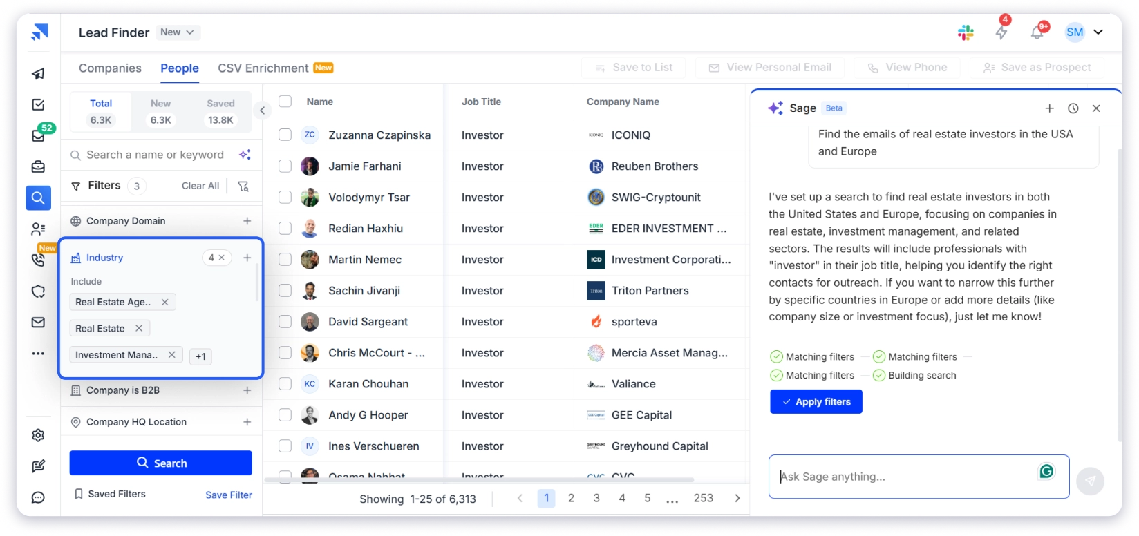Build an Accurate Real Estate Broker Email List Using Saleshandy Lead Finder