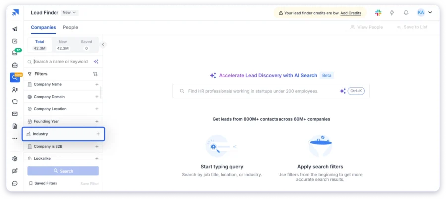 Find email and phone number using sic code step 2