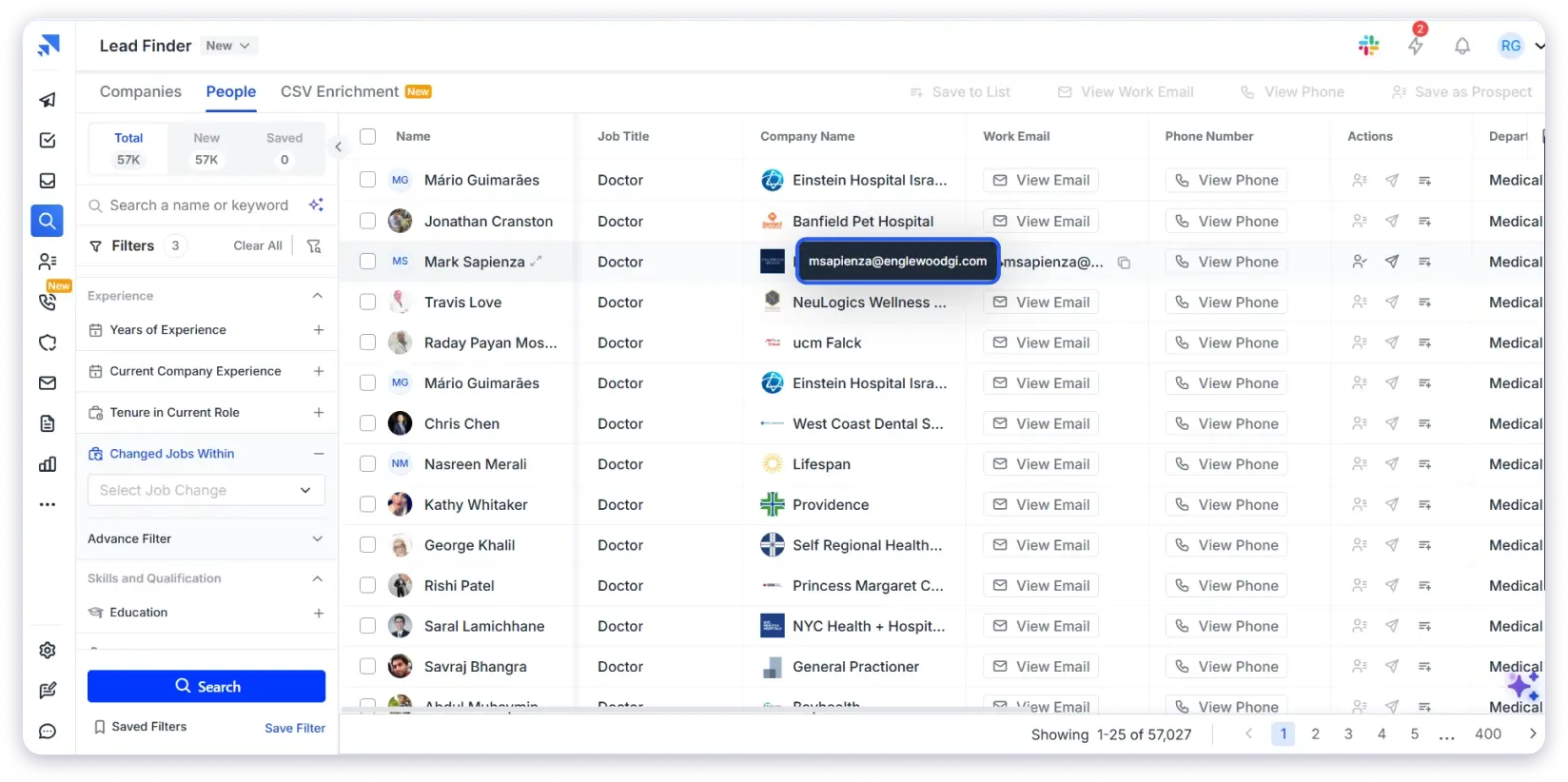 reveal verified email