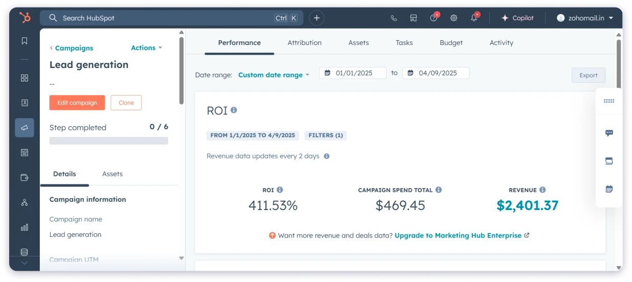 hubspot lead gen